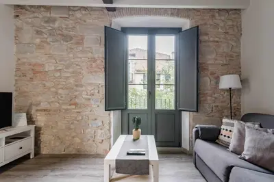 Zona de estar de Bonaventura 4 Restored Apartment in Heart of City