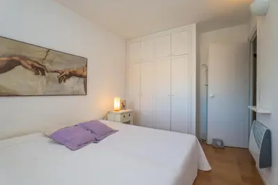 Cama o camas de una habitación en U-5 CALELLA DE PALAFRUGELL 4 PaX