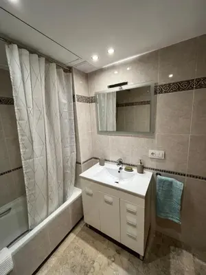 Un baño de Apartamento luminoso Paloma a 350 metros de la playa con parking gratuito
