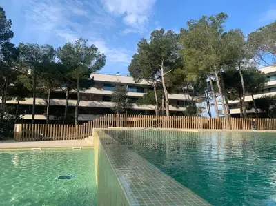 Piscina en o cerca de Calma S'Alguer Luxury Beach Apartment