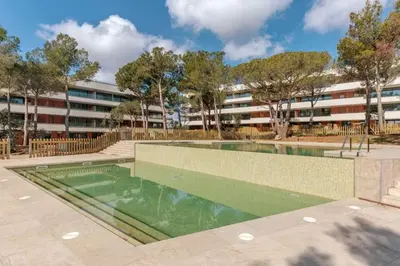 Piscina en o cerca de Calma S'Alguer Luxury Beach Apartment