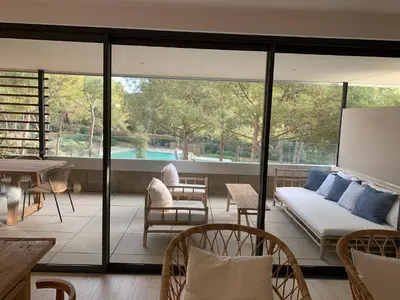 Zona de estar de Calma S'Alguer Luxury Beach Apartment