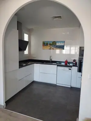 Una cocina o zona de cocina en Àtic al centre de Girona