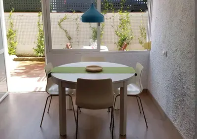 Plano de Apt con piscina en Calella de Palafrugell, parking gratuito