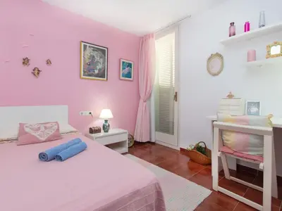Cama o camas de una habitación en Apartment Cala Bona by Interhome