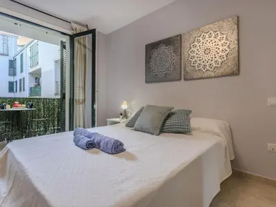 Cama o camas de una habitación en Apartment Mitsu by Interhome