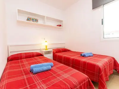 Cama o camas de una habitación en Apartment Eivissa by Interhome