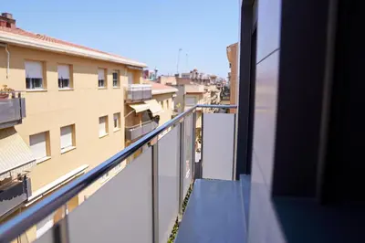 Un balcón o terraza de RCE Apartments Calella, brand new next to the beach.