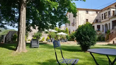 Jardín al aire libre en Masia Can Orta