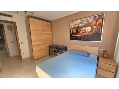Cama o camas de una habitación en Apartament Calella
