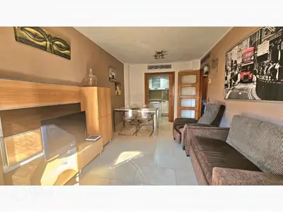 Zona de estar de Apartament Calella