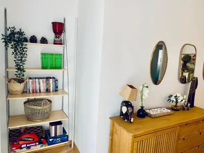 Biblioteca en el apartamento