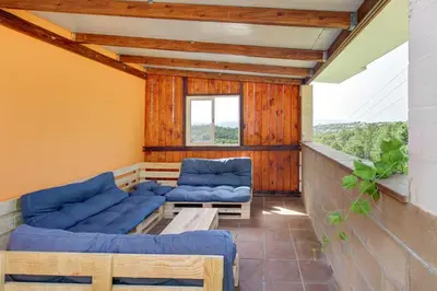 Zona de estar de VILLA ROSES with swimming pool & mountain view