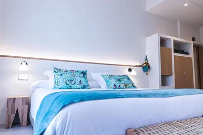 Cama o camas de una habitación en Hotel Boutique Monells Summum