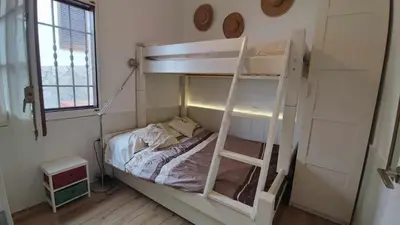 Cama o camas de una habitación en Casa Blanca 42 – Piscina, BBQ y Wifi (6 pax)