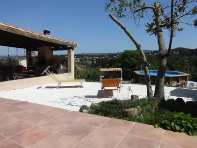Piscina en o cerca de Villa Blanca 10 minutos de la Playa Costa Brava