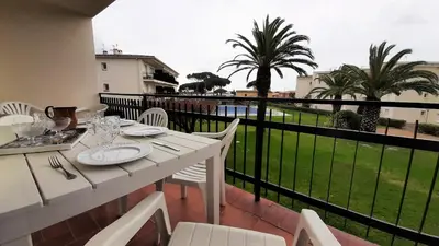 Un balcón o terraza de Apartment CB E-3 - Calella de Palafrugell