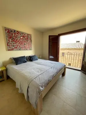 Cama o camas de una habitación en CanTina a Charming & Artistic house with pool