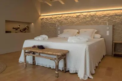 Cama o camas de una habitación en Mas Pla