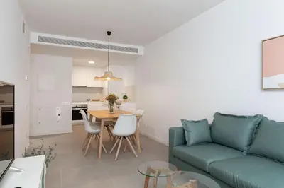 Una cocina o zona de cocina en Flateli Sant Antoni 4