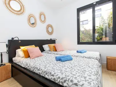 Cama o camas de una habitación en Holiday Home Alyssa by Interhome