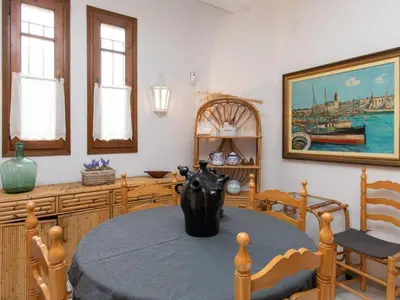 Zona de estar de Holiday Home Cabanyes Club by Interhome