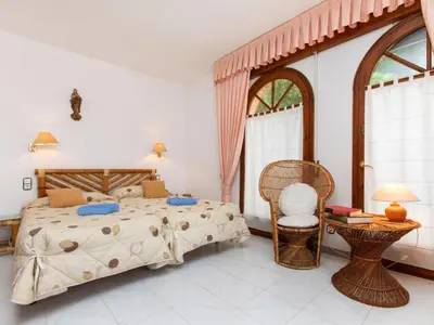 Cama o camas de una habitación en Holiday Home Cabanyes Club by Interhome