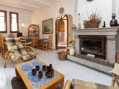 Zona de estar de Holiday Home Cabanyes Club by Interhome