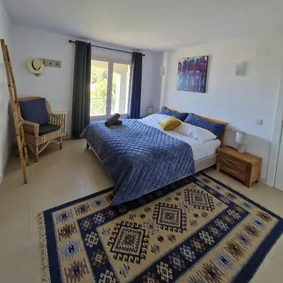 Cama o camas de una habitación en Villa Francesc Pi1