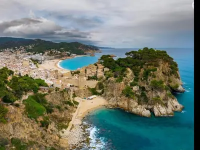Paisaje cerca de esta villa