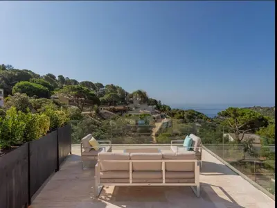 Paisaje cerca de esta villa