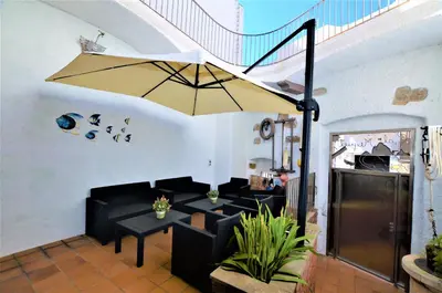 Zona de estar de LUXURY HOUSE 8 PERSONS FRONT THE BEACH BLANES COSTA BRAVA