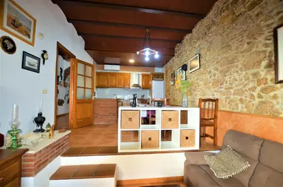 Una cocina o zona de cocina en LUXURY HOUSE 8 PERSONS FRONT THE BEACH BLANES COSTA BRAVA