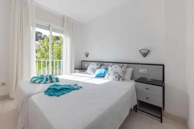 Cama o camas de una habitación en Bravissimo Estel A6 S'Agaró