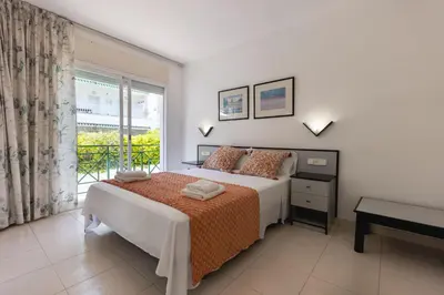 Cama o camas de una habitación en Bravissimo Estel B4 S'Agaró