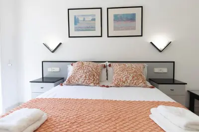 Cama o camas de una habitación en Bravissimo Estel B4 S'Agaró