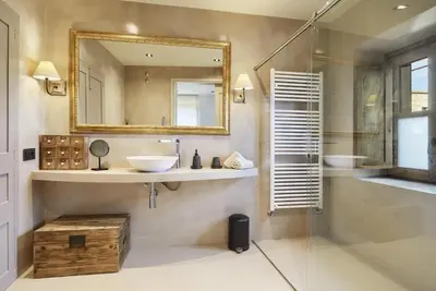Un baño de Turisme Rural Mas Ametller - Casa Gran