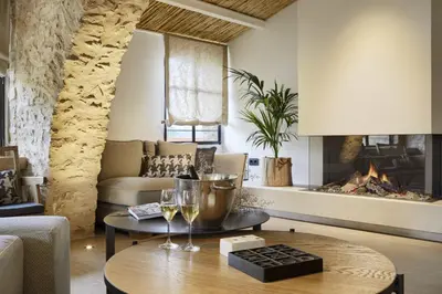 Zona de estar de Turisme Rural Mas Ametller - Casa Gran