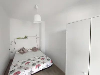 Cama o camas de una habitación en Aiguaneu Es Mediterrani