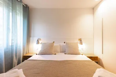 Cama o camas de una habitación en Bravissimo Sirenes, 2-bedroom apartment