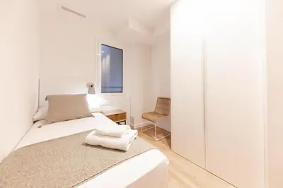 Cama o camas de una habitación en Bravissimo Falcó, 3 bedrooms and balcony