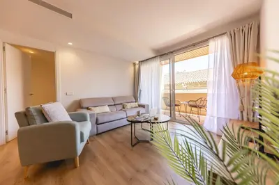 Zona de estar de Bravissimo Domènica, 2 bedrooms and balcony