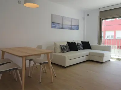 Zona de estar de Precioso apartamento familiar con aparcamiento