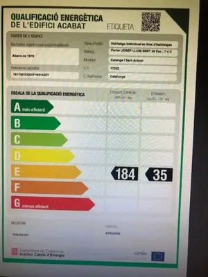 Certificado, premio, señal o documento que está expuesto en Apartamento Eden Mar Torre Valentina, Sant Antonio de Calonge