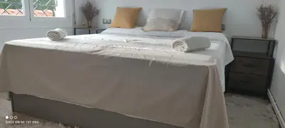 Cama o camas de una habitación en Rooms Pineda