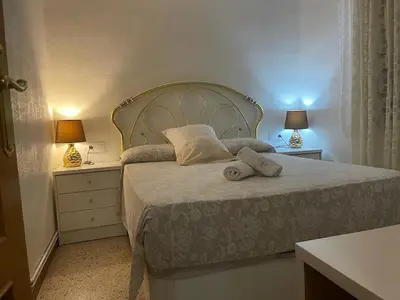 Cama o camas de una habitación en Rooms Pineda