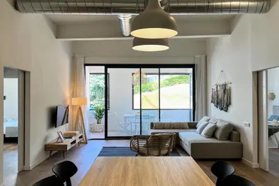 Zona de estar de Hauzify I Apartaments Sant Pau