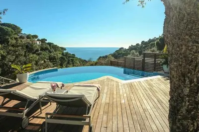 Paisaje cerca de esta villa