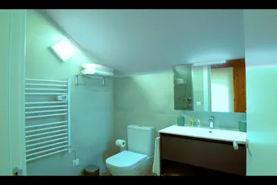 Un baño de Can Forcadell