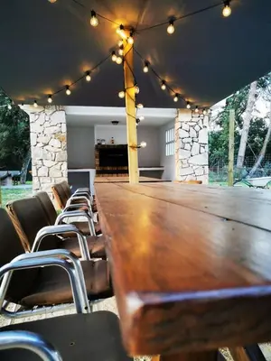 Plano de Villa Can Raurell · Casa rural para 14 en Girona